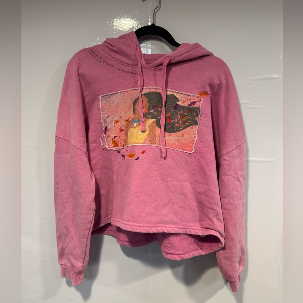 Disney Pocahontas Pink Graphic Women's Hoodie‎